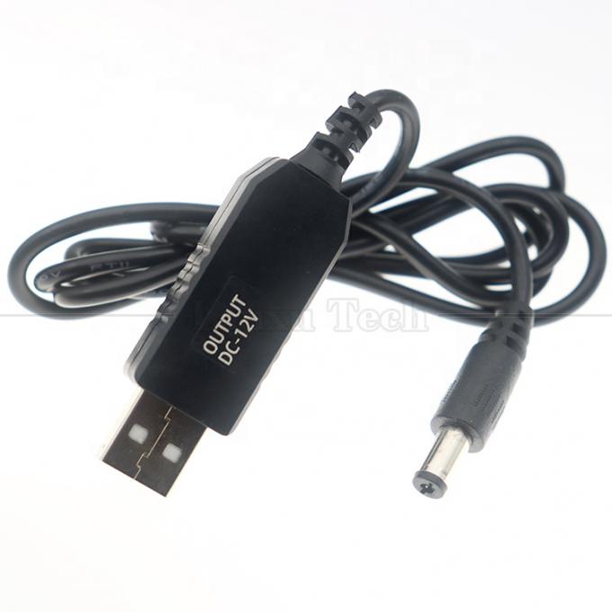 Vente à chaud 5V USB à 9V 12V convertisseur de sortie en courant continu booster Wifi modem câble d'alimentation du routeur 4