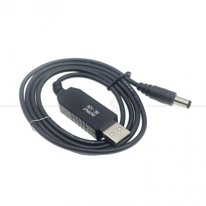 Vente à chaud 5V USB à 9V 12V convertisseur de sortie en courant continu booster Wifi modem câble d'alimentation du routeur 7