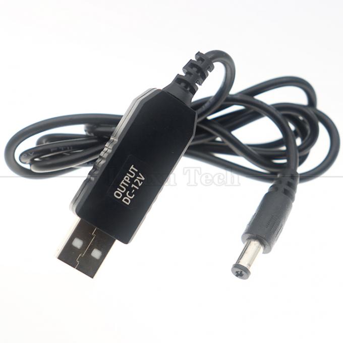 Chargeur à haute tension de haute qualité 5.5x2.1mm DC 5V à 12V câble d'alimentation USB pour le modem Wifi Router 9