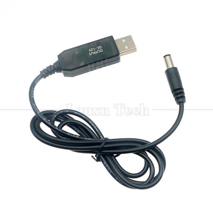 QC3.0 QC2.0 QC Chargement de grande sortie 12V 1.5A 9V 2A 5V à 12V câble de charge USB pour bande LED du routeur 5