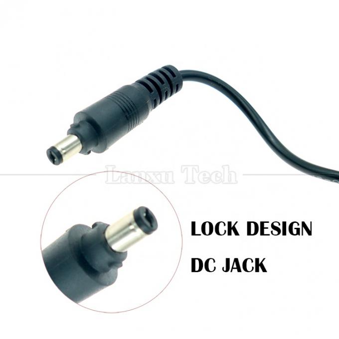 USB de haute qualité de 5V à 12V sortie DC 5.5x2.1mm booster de connecteur de verrouillage configuré câble USB de puissance pour lampes à bande LED 4