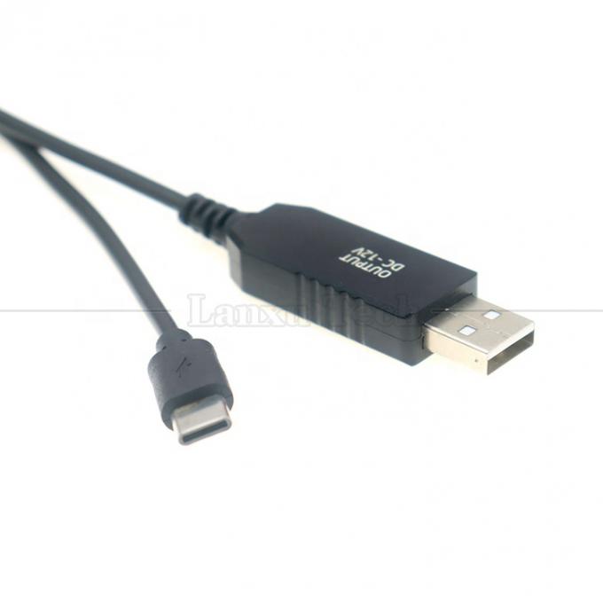 Convertisseur de puissance de 1m de haute qualité 5v à 12v USB à USB Type C câble de chargeur de puissance pour tapis légers 3