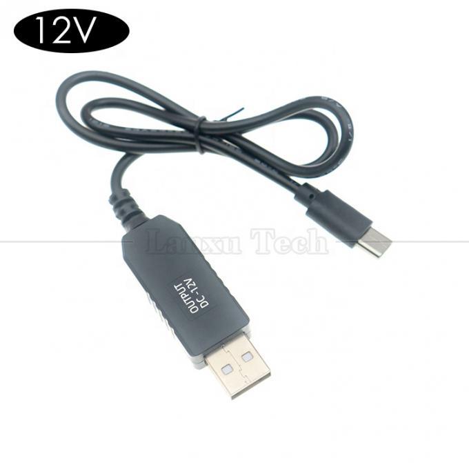 Convertisseur de puissance de 1m de haute qualité 5v à 12v USB à USB Type C câble de chargeur de puissance pour tapis légers 2