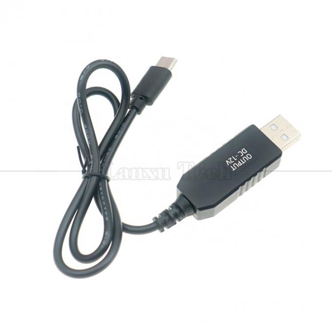 Convertisseur de puissance de 1m de haute qualité 5v à 12v USB à USB Type C câble de chargeur de puissance pour tapis légers 5