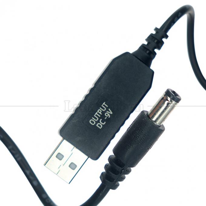 Booster de haute qualité 5V USB à 9V DC 5.5x2.1mm Convertisseur de puissance de conversion câble de chargeur pour le modem du routeur Wifi 4