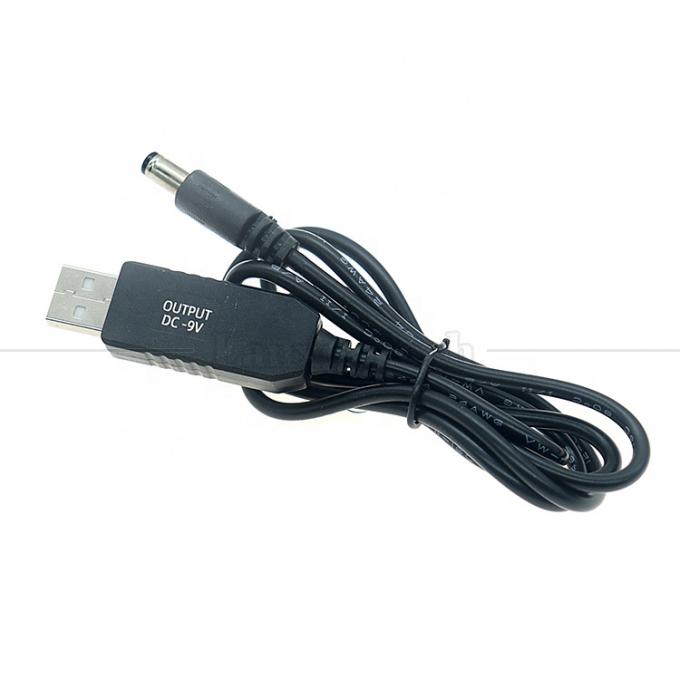 Booster de haute qualité 5V USB à 9V DC 5.5x2.1mm Convertisseur de puissance de conversion câble de chargeur pour le modem du routeur Wifi 5