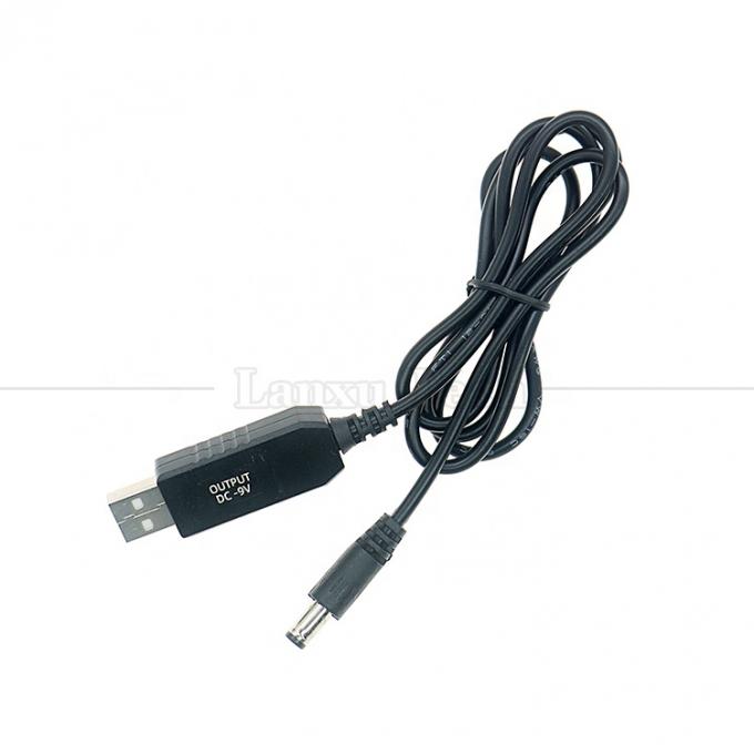 Booster de haute qualité 5V USB à 9V DC 5.5x2.1mm Convertisseur de puissance de conversion câble de chargeur pour le modem du routeur Wifi 6