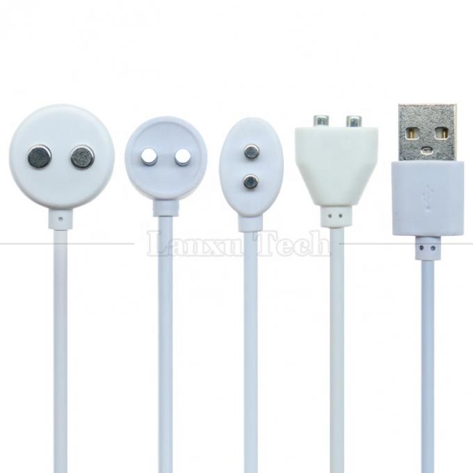 2 PIN USB Magnétique électrique brosse à dents Instrument de beauté pour adultes Jouets sexuels Vibrateur Cable de chargeur 1