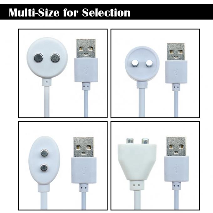 2 PIN USB Magnétique électrique brosse à dents Instrument de beauté pour adultes Jouets sexuels Vibrateur Cable de chargeur 0