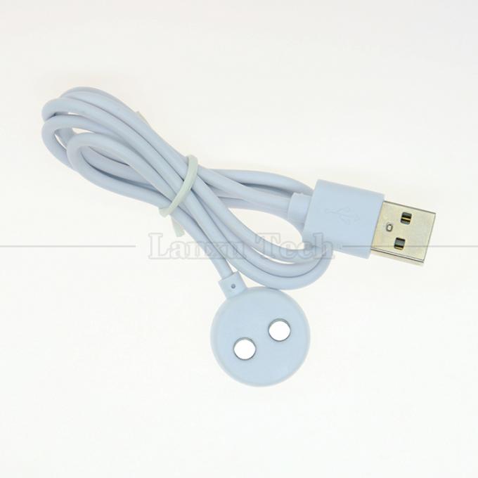 2 PIN USB Magnétique électrique brosse à dents Instrument de beauté pour adultes Jouets sexuels Vibrateur Cable de chargeur 4