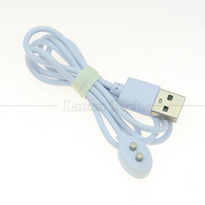 2 PIN USB Magnétique électrique brosse à dents Instrument de beauté pour adultes Jouets sexuels Vibrateur Cable de chargeur 6