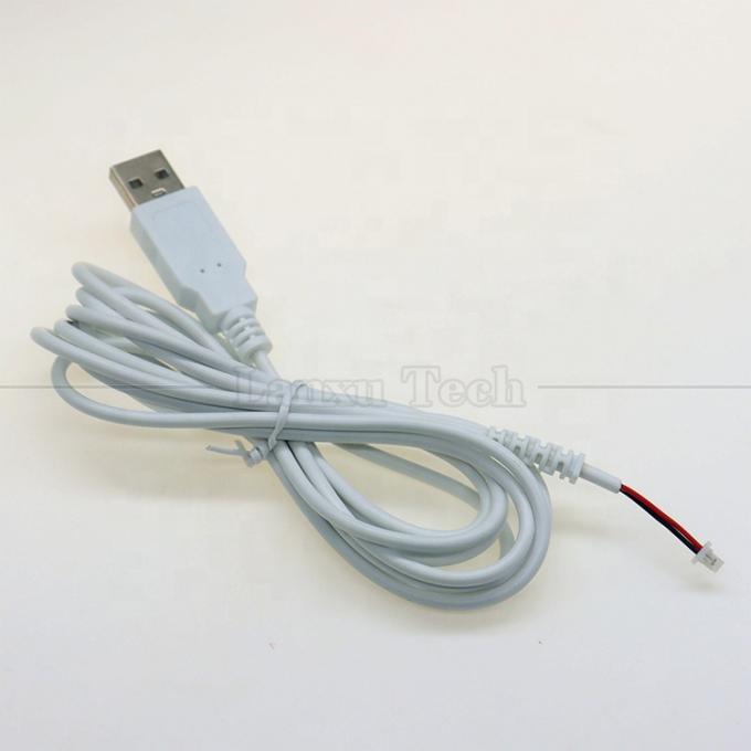Assemblage personnalisé USB A mâle à JST 2 épingles 1,0 mm 2,0 mm 1,25 mm Pitch SHR MX XH SH VH PH câble de connecteur 4