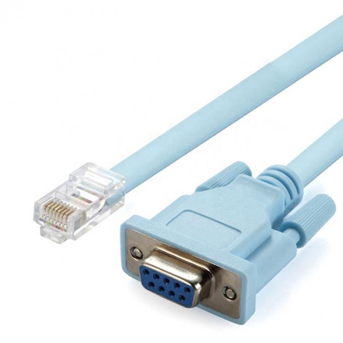 1.8M RS232 DB9 PIN féminin à RJ45 câble de console réseau pour le commutateur de routeur Cisco 1