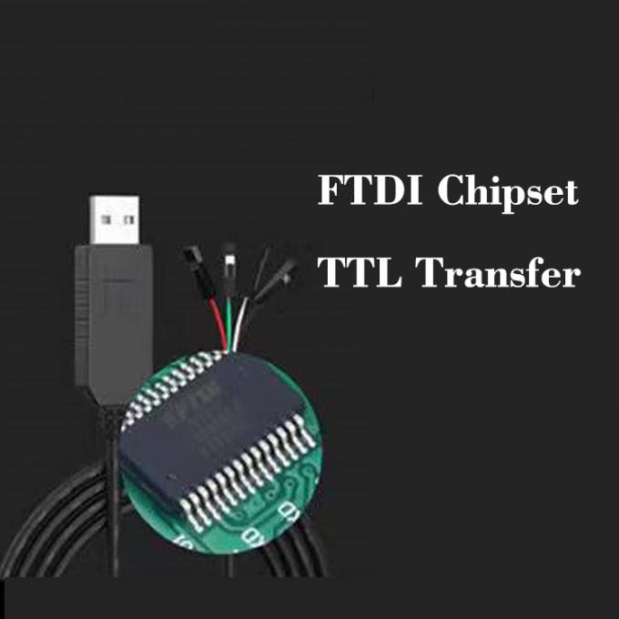 FTDI Chipset FT 232 5V 3.3V USB à 4 PIN Dupont Uart TTL câble de convertisseur série pour Raspberry Pi 1