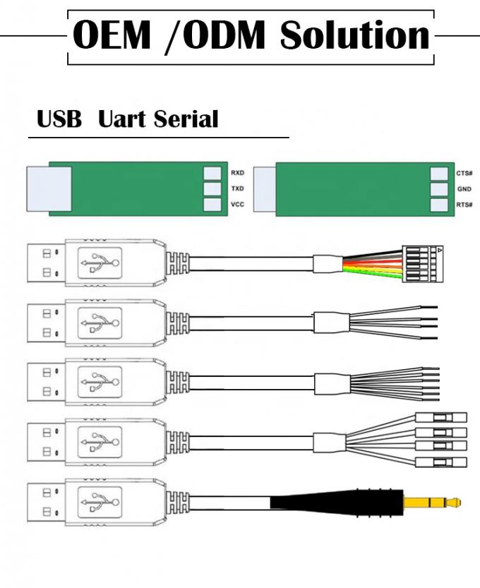 Cable série hautement compatible WIN7 10 FTDI FT232 5V 3.3V USB à Uart TTL pour Raspberry Pi 1