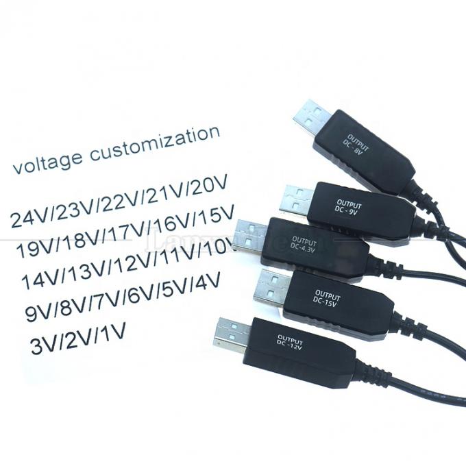 Voltage personnalisé 15V 12V 10V 9V 4V 3V USB à DC Micro Type C câble de chargeur pour routeur 1
