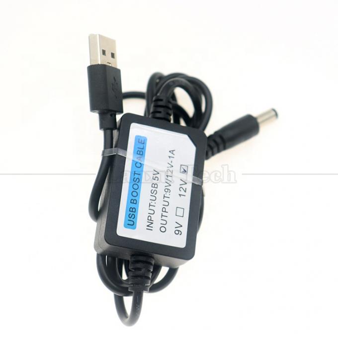 5V à 9V 12V 1A USB à DC 5.5x2.1mm câble de conversion du routeur Wifi 4