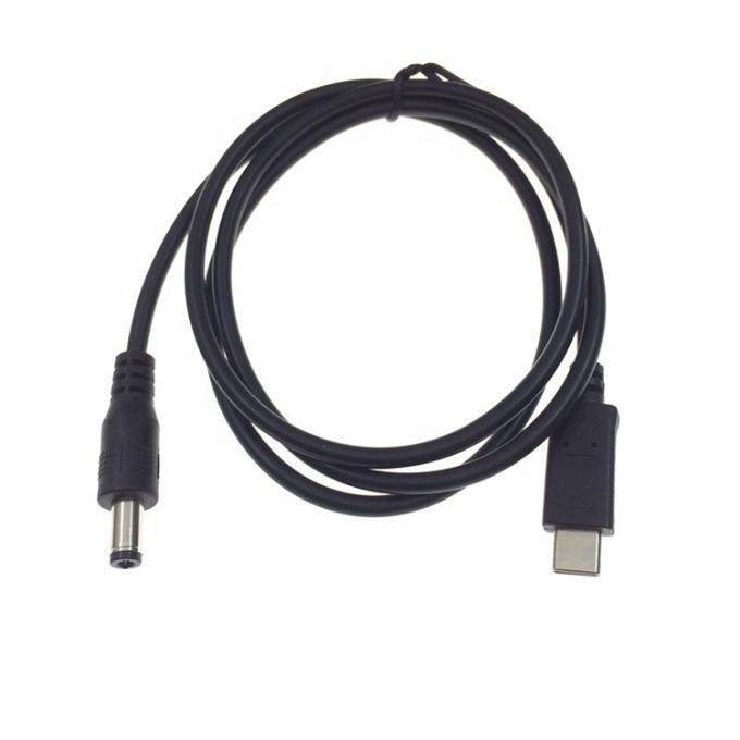 Charge rapide 20V 3A 65W USB de type C à 5,5 mm X 2,1 mm câble de charge PD à courant continu pour ordinateur portable 1