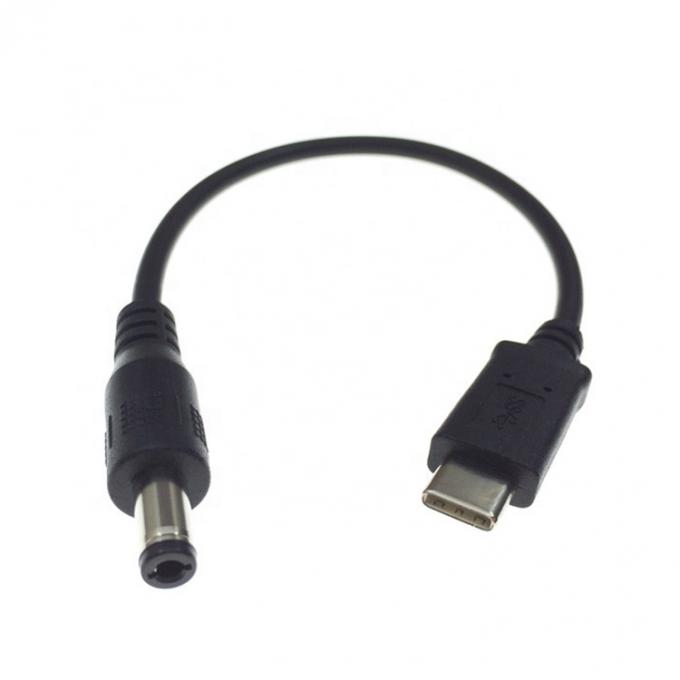 Charge rapide 20V 3A 65W USB de type C à 5,5 mm X 2,1 mm câble de charge PD à courant continu pour ordinateur portable 4