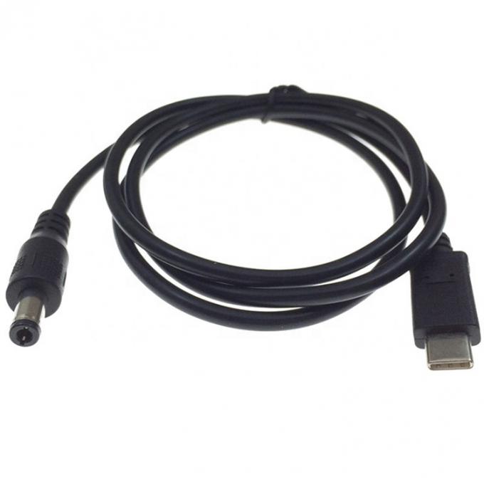 Charge rapide 20V 3A 65W USB de type C à 5,5 mm X 2,1 mm câble de charge PD à courant continu pour ordinateur portable 5