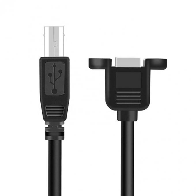 Fermeture à vis de l'embout mâle à femelle monture de panneau USB 3.0 type B câble d'extension d'imprimante 5