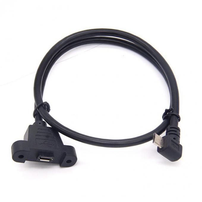 CUSTOM 0.3M 1M 90 degrés vers le haut vers le bas angle gauche droit vis micro-panneau monture câble d'extension USB 6