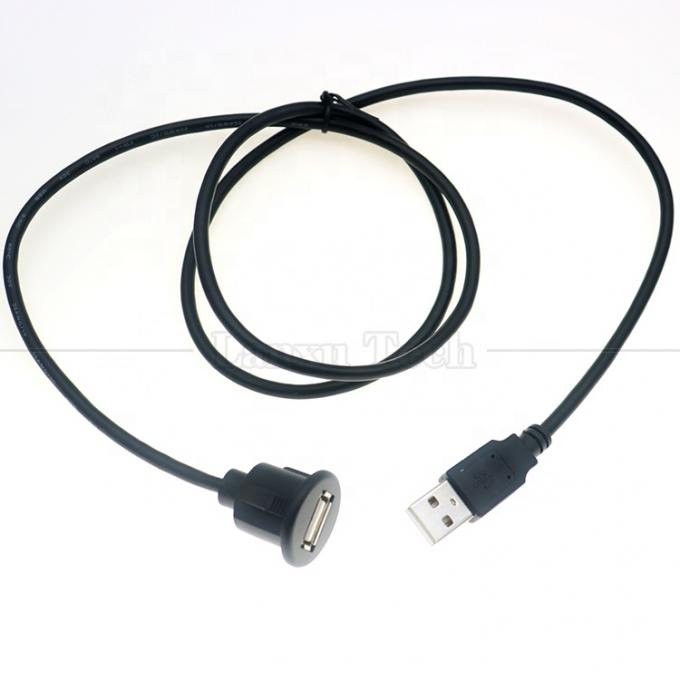 Tableau de bord stéréo audio de voiture Montage de panneau de décharge de type USB 2.0 7