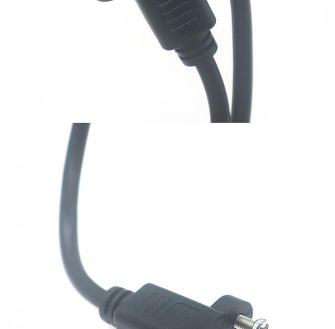 Montage du panneau à vis de 30 cm à 50 cm câble d'extension USB de type C 3.1 mâle à femelle 4