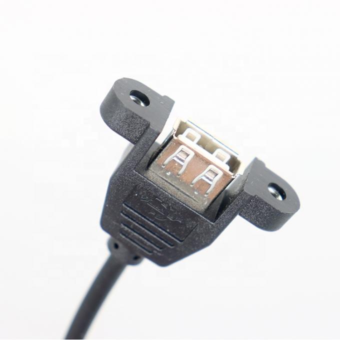Montage de panneau personnalisé USB de type A Femme pour ouvrir des fils à bout nu 2