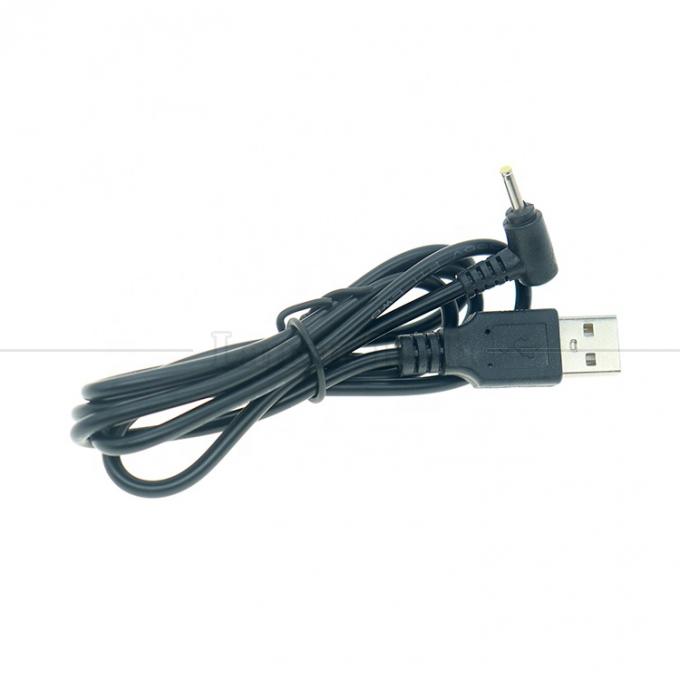 90 degrés à angle droit USB un mâle à canon jack DC 2,5x0,7 mm 3,5x1,35 5,5x2,5 5,5x2,1 mm câble de chargeur 4