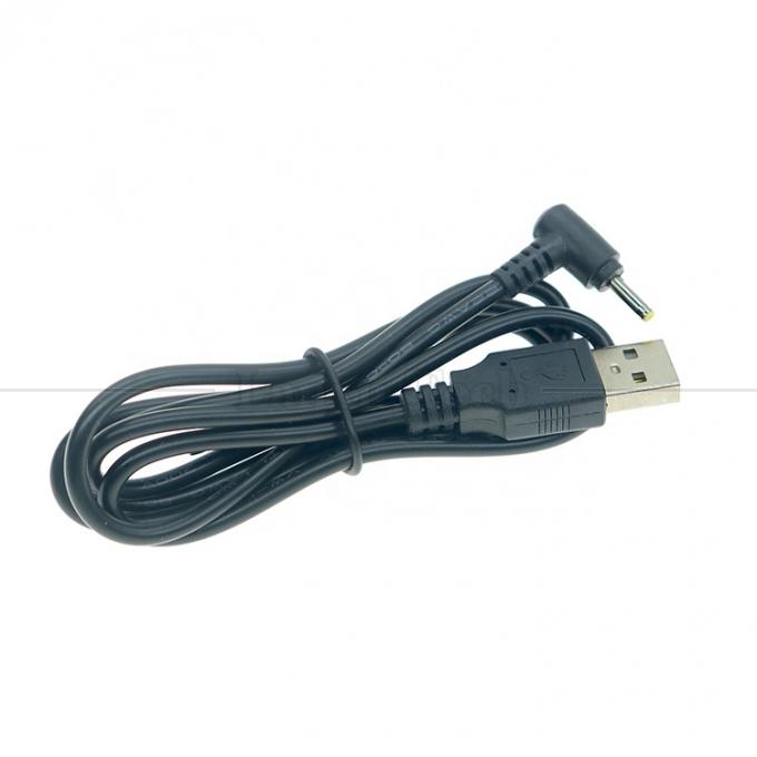 90 degrés à angle droit USB un mâle à canon jack DC 2,5x0,7 mm 3,5x1,35 5,5x2,5 5,5x2,1 mm câble de chargeur 5