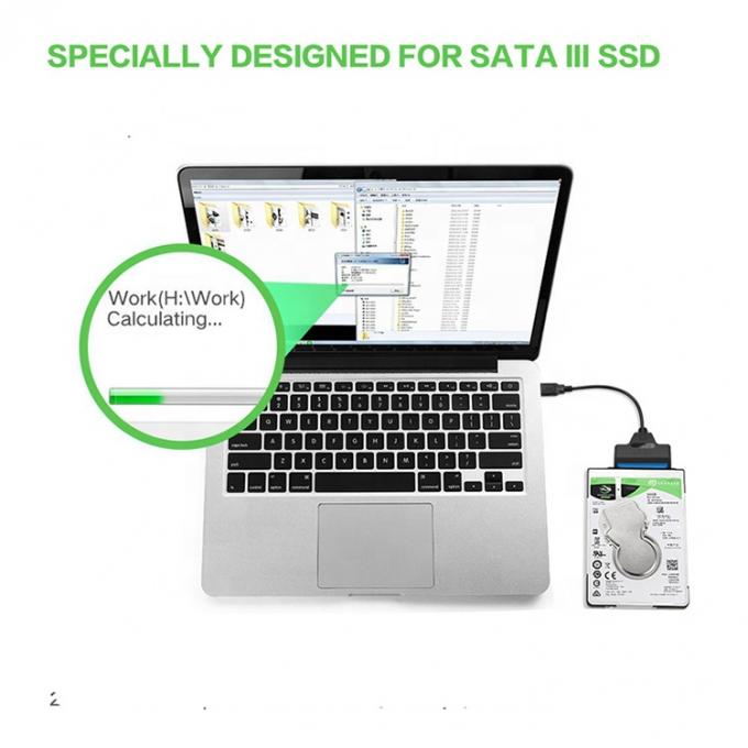 Disque dur HDD haute vitesse 5 Gbps SDD 2,5 pouces USB type C 3.1 à câble d'adaptateur Sata 5