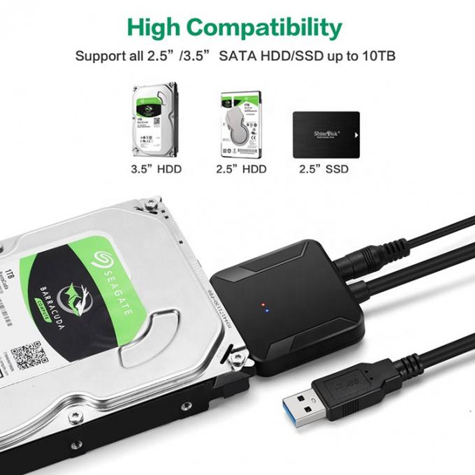Disque dur SSD haute compatibilité 2,5 3,5 pouces disque dur USB 3.0 à câble Sata 3