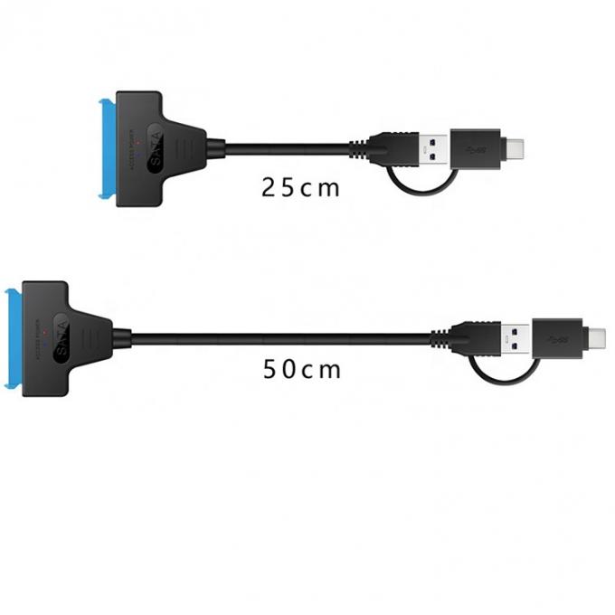 Haute vitesse 5 Gbps 2,5 pouces SSD Disque dur dur de type C USB 3.0 câble d'adaptateur Sata 4