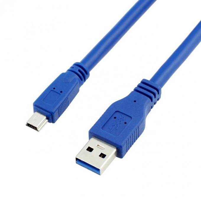 Cable d'extension USB 3.0 à haute vitesse de 5 Gbps de type A mâle à mini B 10 PIN 5