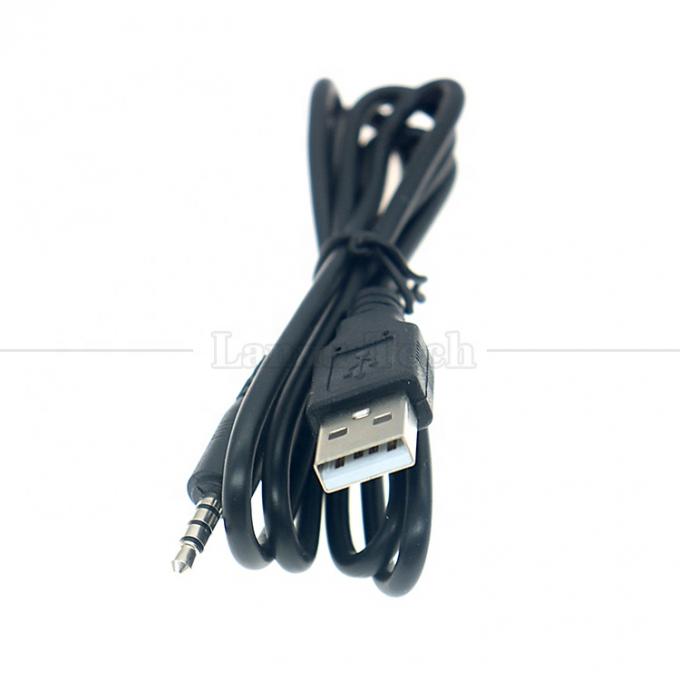 1M USB à 3,5mm 4 pôles câble d'extension de prise audio DC pour haut-parleur de voiture 1