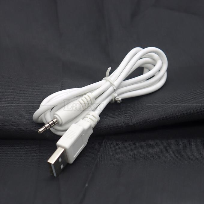 Synchroniser les données de charge USB un mâle à Aux 4 pôles 3,5 mm Audio DC Jack Adapter câble de charge pour casque haut-parleur 0