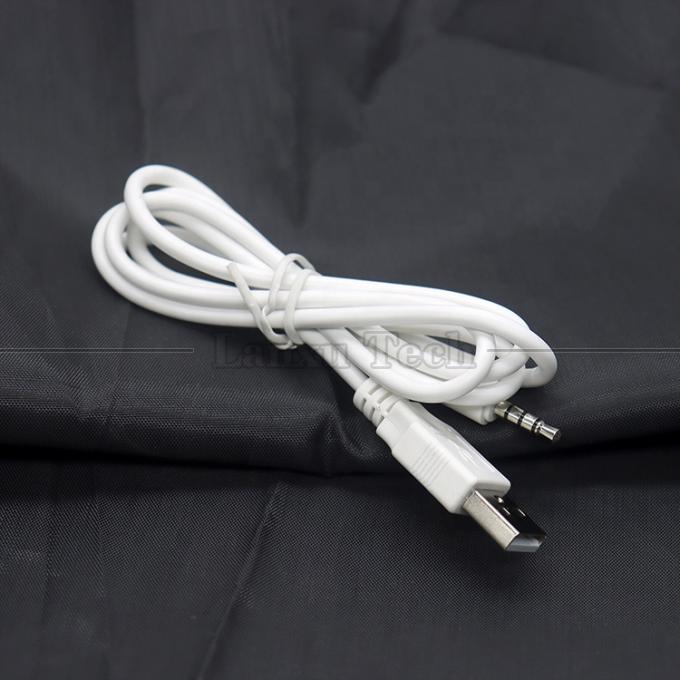 Synchroniser les données de charge USB un mâle à Aux 4 pôles 3,5 mm Audio DC Jack Adapter câble de charge pour casque haut-parleur 5