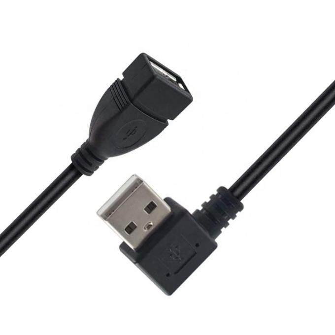 0.3M 1M 2M 3M 90 degrés angle droit gauche mâle à femelle câble d'extension USB 2.0 de type A 1