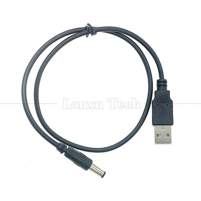 1m 3m 5m 10m 1A 2A 5A USB A mâle à DC 5.5x2.1mm 3.5 1.35 4.0 1.7 câble de chargeur de prise électrique Jack à baril pour caméra de vidéosurveillance LED 5