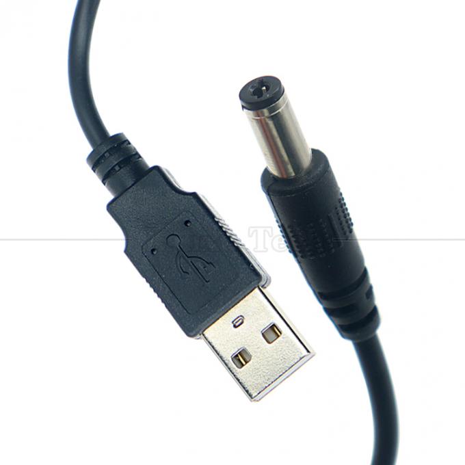1m 3m 5m 10m 1A 2A 5A USB A mâle à DC 5.5x2.1mm 3.5 1.35 4.0 1.7 câble de chargeur de prise électrique Jack à baril pour caméra de vidéosurveillance LED 4