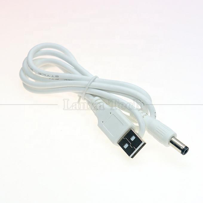 USB A mâle à 2,1x5,5 mm DC Jack à baril connecteur câble de charge pour haut-parleur de routeur 5