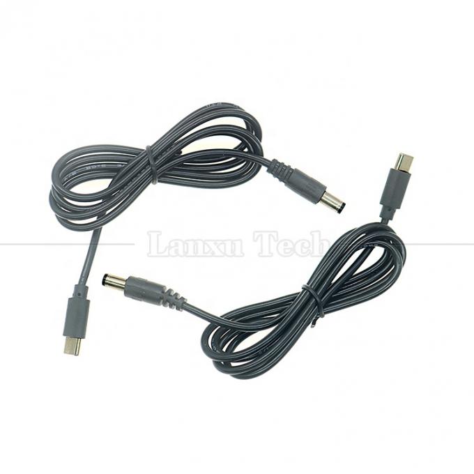 PD Chargement 3A 9V 12V 15V 20V USB de type C à DC 5.5x2.1mm Jack Adapter Convertisseur câble pour le routeur Wifi Modem Caméra de projection 3