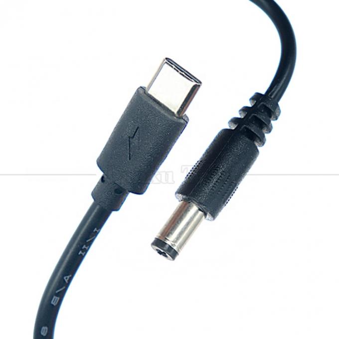 9v 12v 15v 20v PD USB de type C à DC 5.5x2.1mm câble de chargeur pour haut-parleur Wifi routeur 2