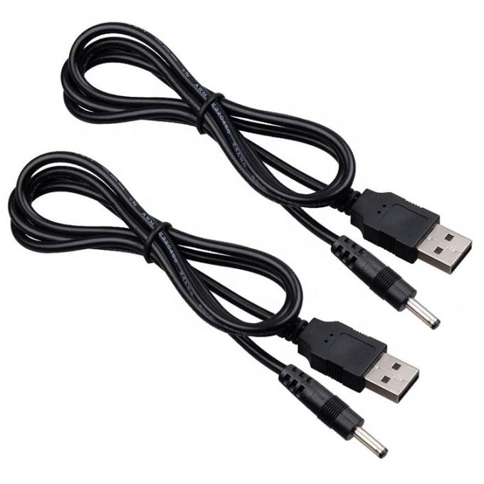 1 mètre USB mâle à courant continu Jack à baril 3,5 mm 1,35 mm câble de charge pour haut-parleur de routeur 3