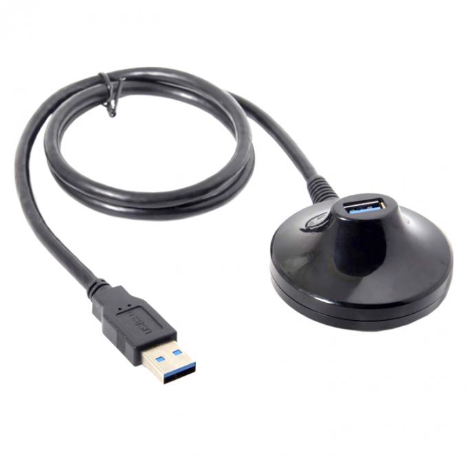 Téléphone de bureau de type homme à femme Chargement de données de la station de dock USB 2.0 3.0 câble d'extension avec base 2