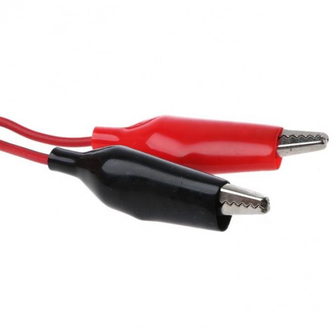 Crocodiles pinces Alligator clip à l'USB Un câble d'adaptateur de fil de test féminin 1