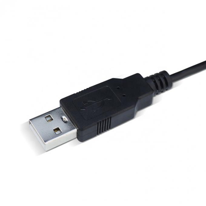 CUSTOM Shield USB 2.0 Un mâle à l'extérieur en conserve 4 fils bout ouvert queue de porc bout nu câble 5