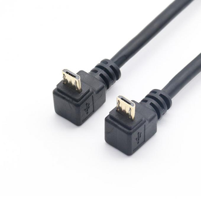 90 degrés vers le haut angle vers le haut angle de charge de données câble micro USB 1