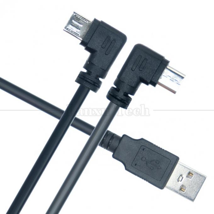 1M 2M 3M 5M Chargement de données 90 degrés Droit vers le haut gauche vers le bas Angle Micro V8 câble USB 2